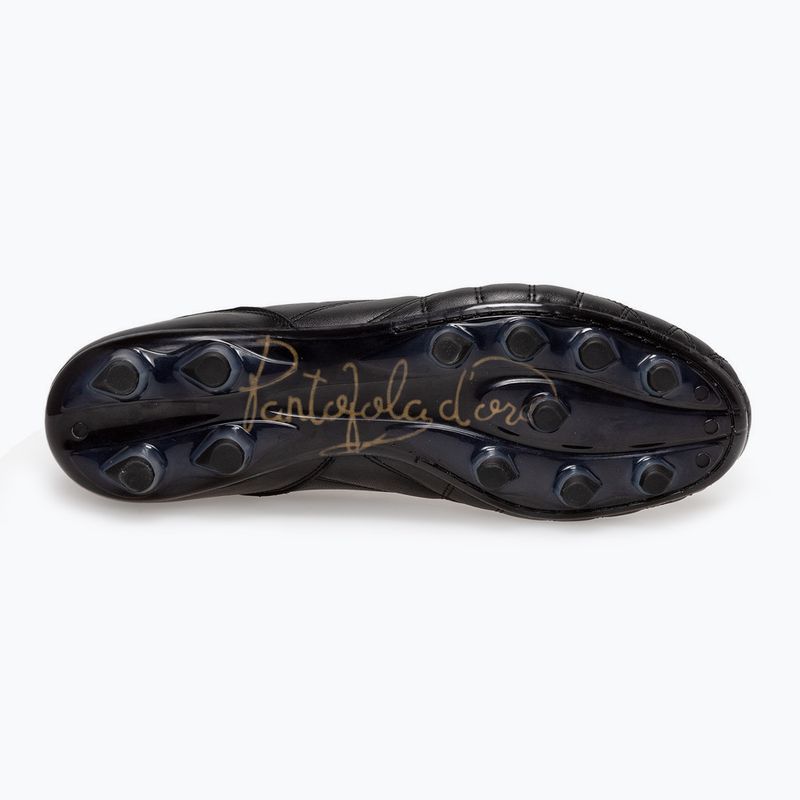 Scarpe da calcio Pantofola d'Oro Del Duca nero da uomo 10