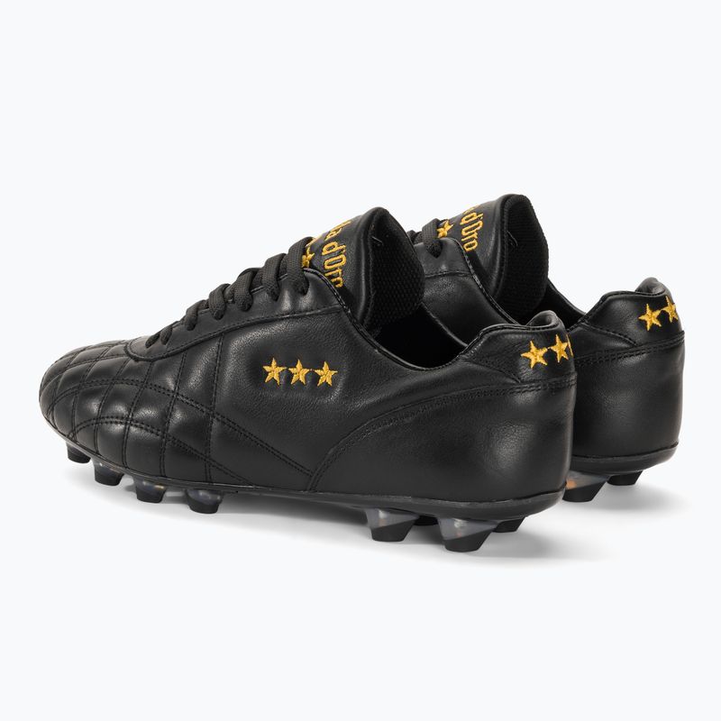 Scarpe da calcio Pantofola d'Oro Del Duca nero da uomo 3