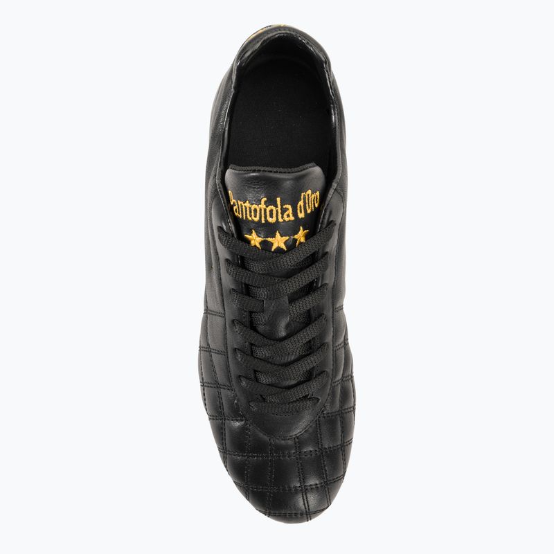 Scarpe da calcio Pantofola d'Oro Del Duca nero da uomo 6