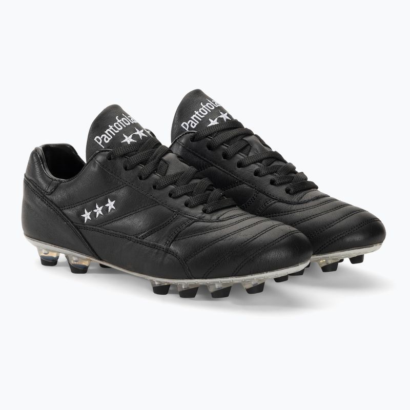 Scarpe da calcio Pantofola d'Oro Alloro nero da uomo 4