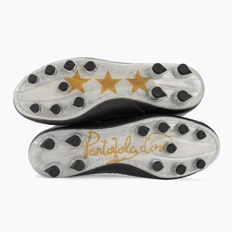Scarpe da calcio Pantofola d'Oro Alloro nero da uomo 5