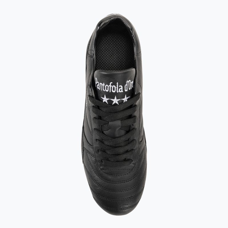 Scarpe da calcio Pantofola d'Oro Alloro nero da uomo 6
