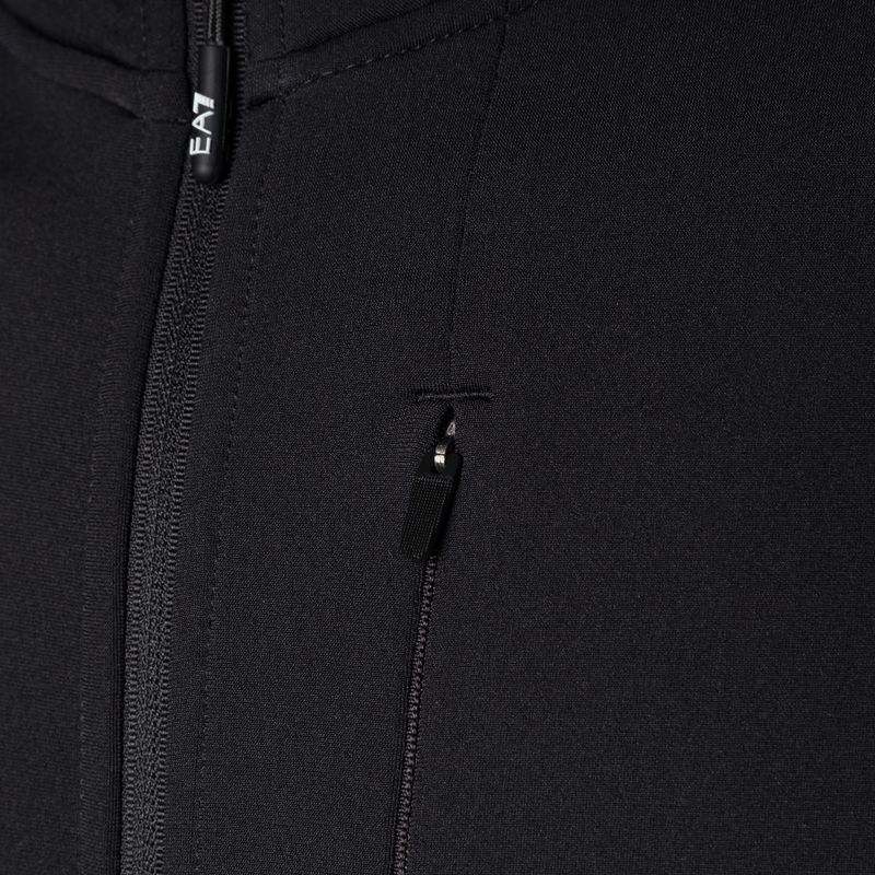 Felpa da uomo EA7 Emporio Armani 6RPMC5 nero 3