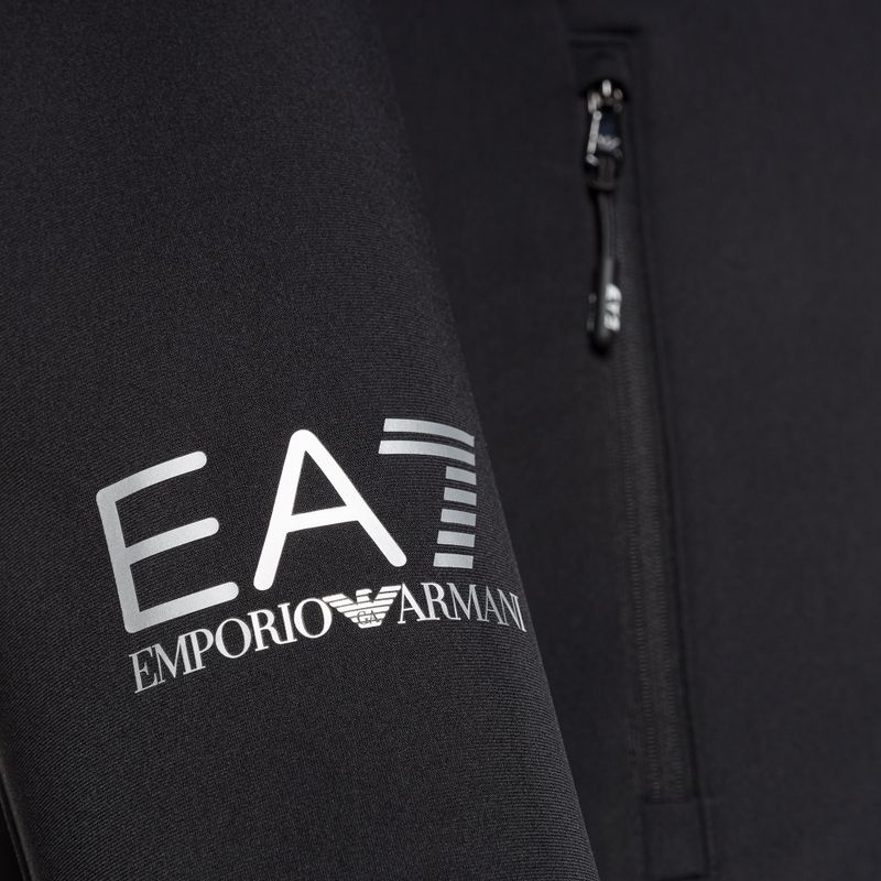 Felpa da uomo EA7 Emporio Armani 6RPMC5 nero 5