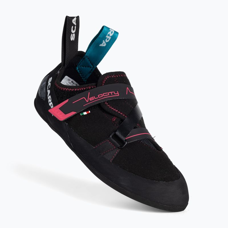 Scarpe da arrampicata da donna SCARPA Velocity nero/raspberry