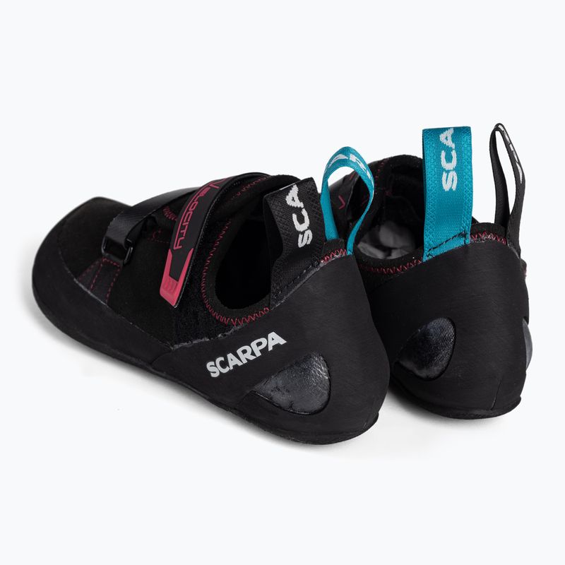 Scarpe da arrampicata da donna SCARPA Velocity nero/raspberry 3