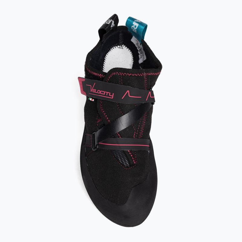 Scarpe da arrampicata da donna SCARPA Velocity nero/raspberry 6