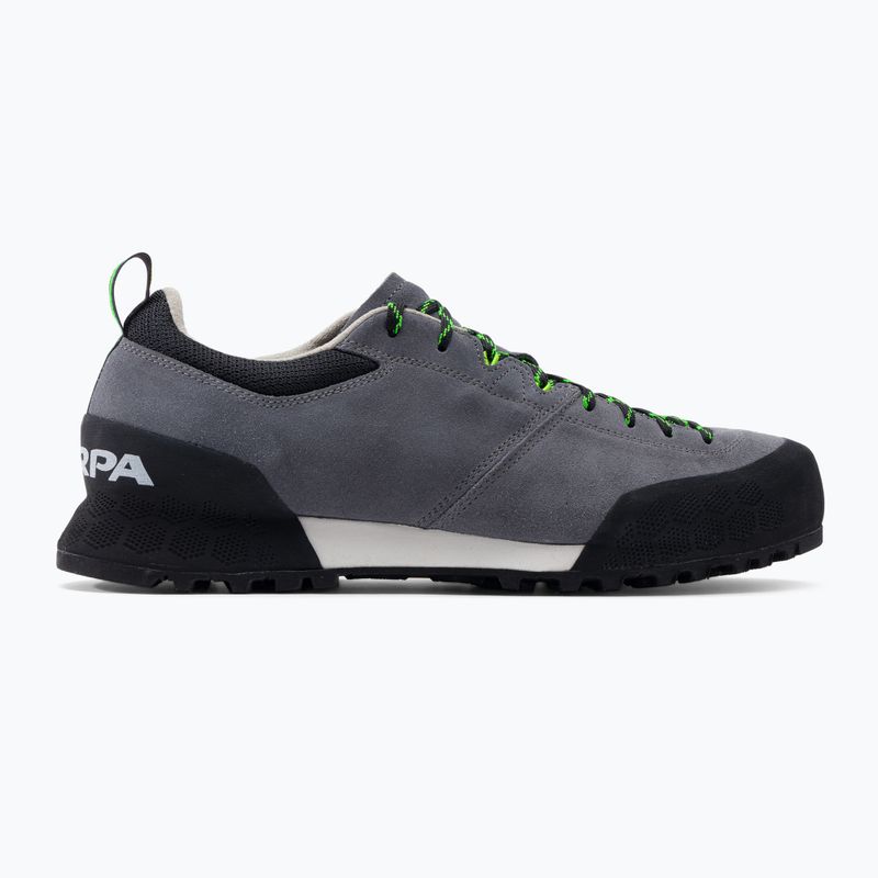 Scarpa da avvicinamento SCARPA Kalipe da uomo fumo/verde fluo 2