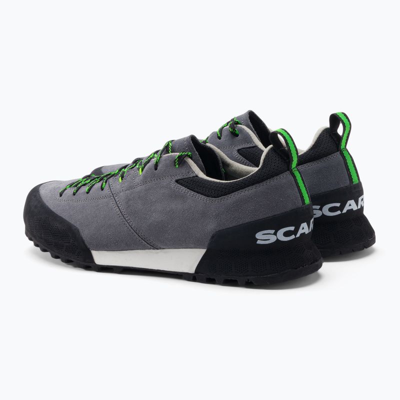 Scarpa da avvicinamento SCARPA Kalipe da uomo fumo/verde fluo 3