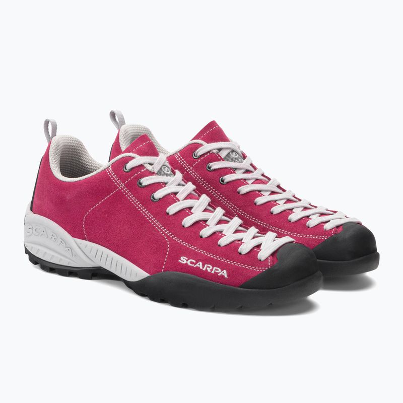 Scarponi da trekking SCARPA Mojito rosa rosso 4