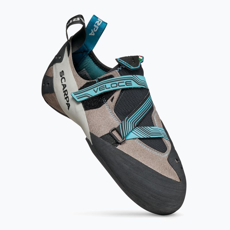 Scarpe da arrampicata da donna SCARPA Veloce grigio chiaro/maldive 7