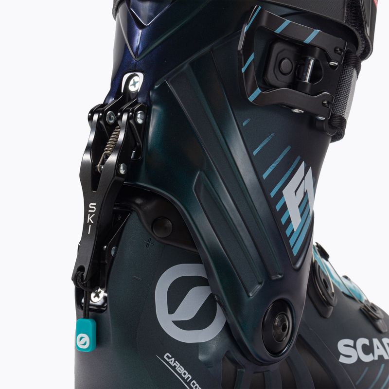 Scarponi da sci da donna SCARPA F1 antracite/aqua 7