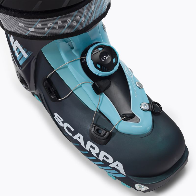 Scarponi da sci da donna SCARPA F1 antracite/aqua 8