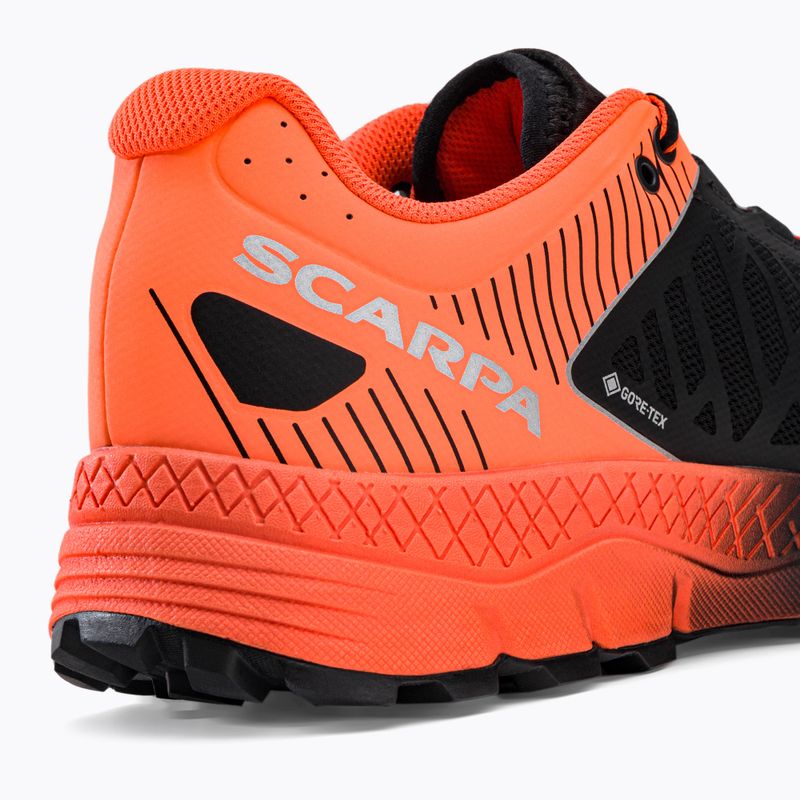 Scarpe da corsa da uomo SCARPA Spin Ultra GTX arancione fluo/nero 8