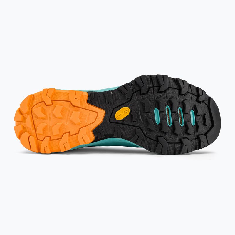 Scarponi da trekking da donna SCARPA Rapid aqua/arancio solare 5