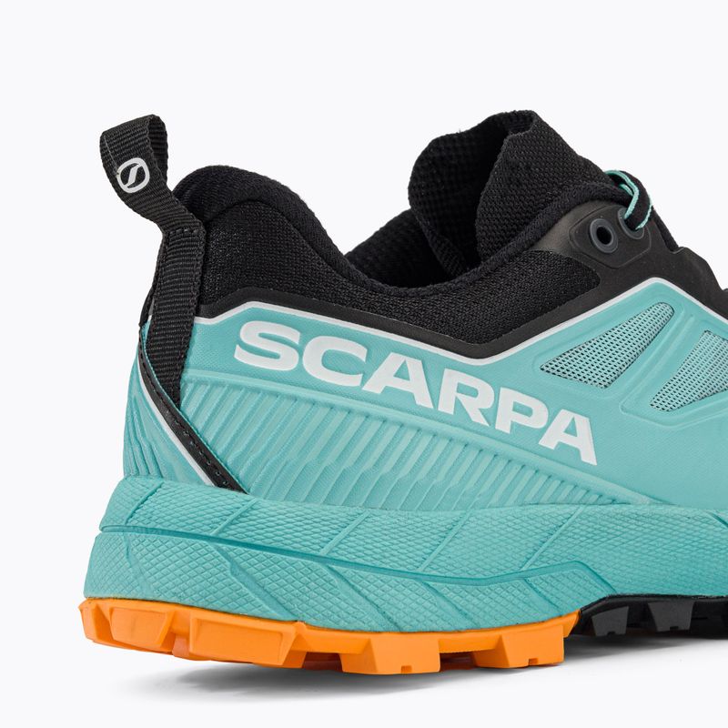 Scarponi da trekking da donna SCARPA Rapid aqua/arancio solare 9