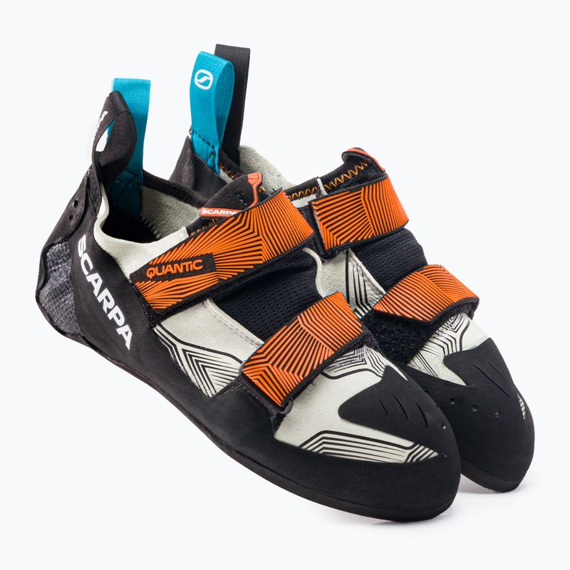 SCARPA scarpe da arrampicata da uomo Quantic grigio/mango 5