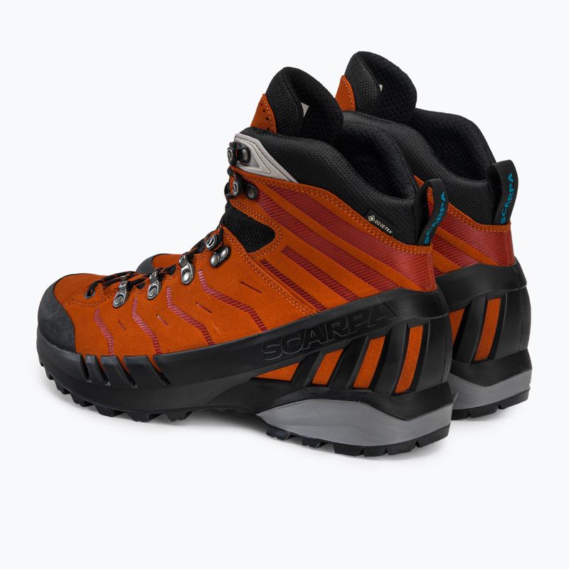 Scarponi da trekking da uomo SCARPA Cyclone S GTX tonic/grigio 3