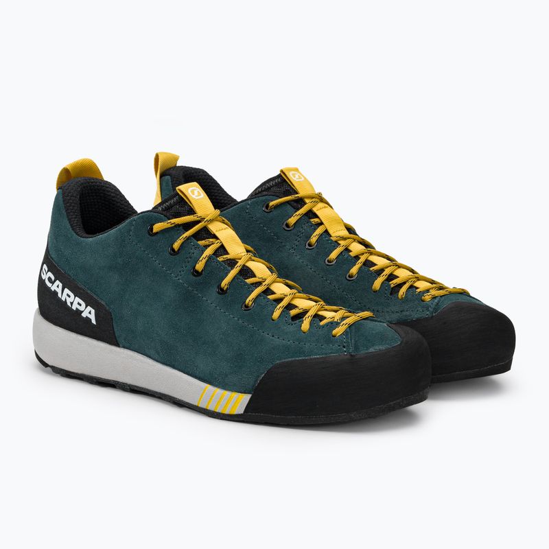 Scarponi da trekking da uomo SCARPA Gecko benzina/senape 4