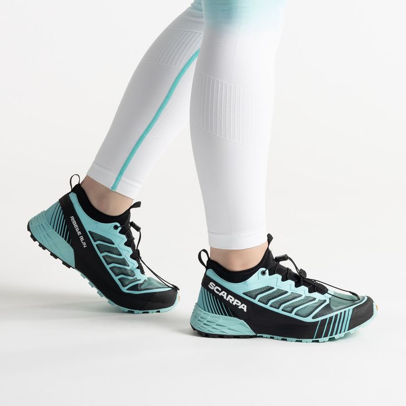 Scarpe da corsa da donna SCARPA Ribelle Run aqua/nero 2
