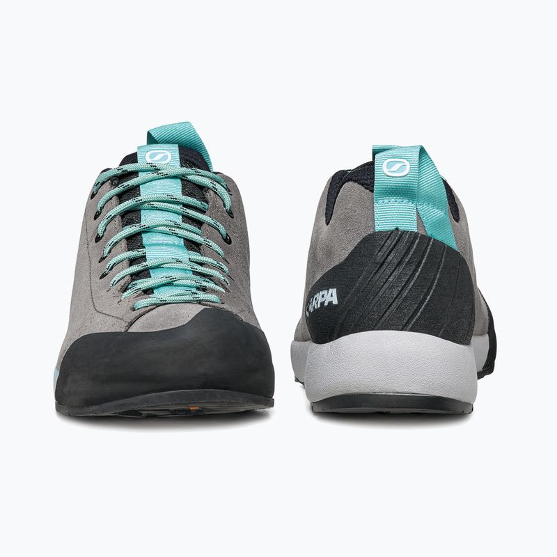 Stivali da trekking da donna SCARPA Gecko grigio/acqua 13