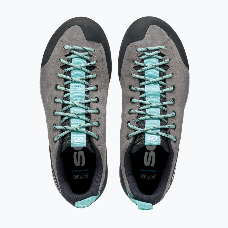 Stivali da trekking da donna SCARPA Gecko grigio/acqua 14
