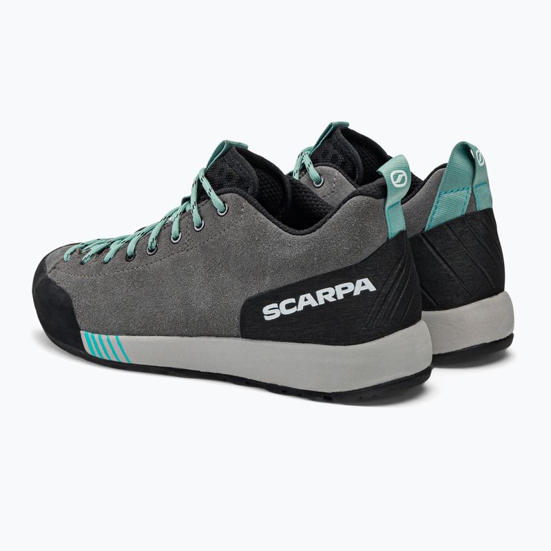 Stivali da trekking da donna SCARPA Gecko grigio/acqua 3