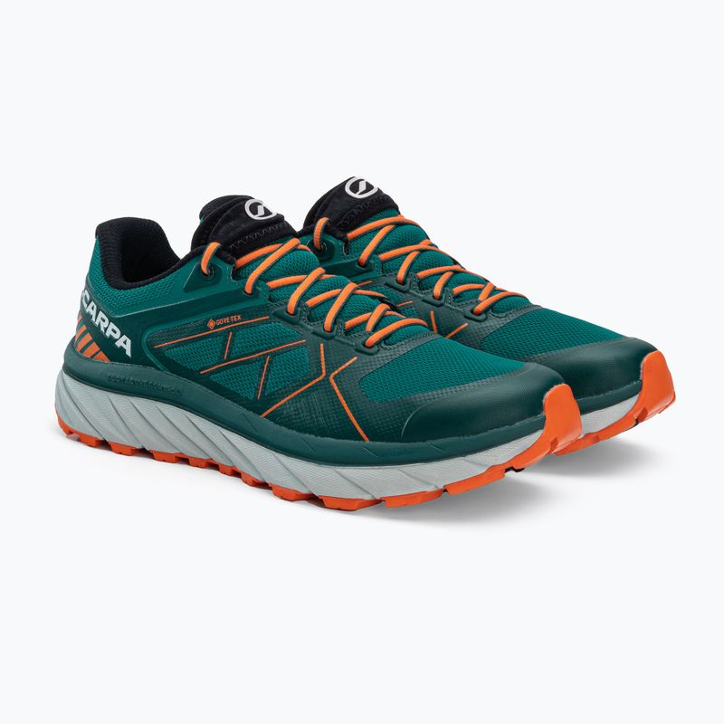 Scarpe da corsa SCARPA Spin Infinity GTX uomo blu lago/arancioade 5