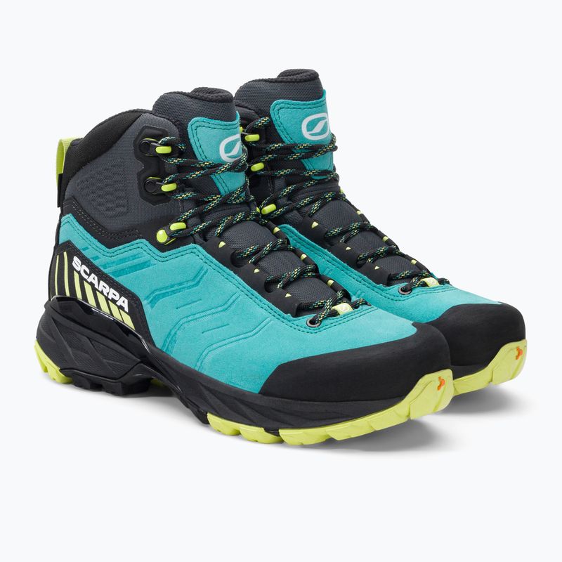 Scarponi da trekking da donna SCARPA Rush TRK GTX 2022 ceramic/sunny lime 4