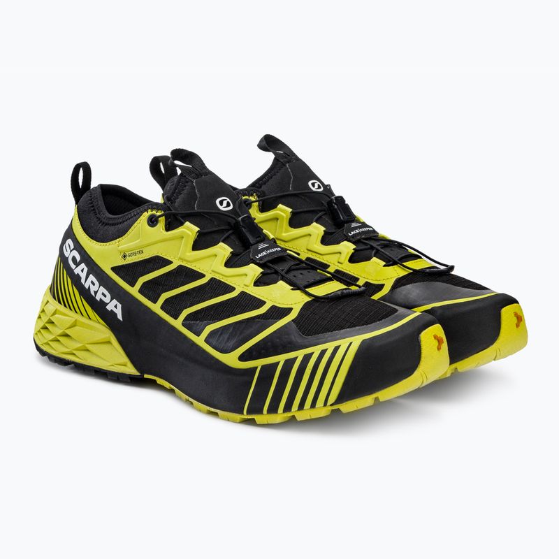 Scarpe da corsa da uomo SCARPA Ribelle Run GTX nero/lime 5