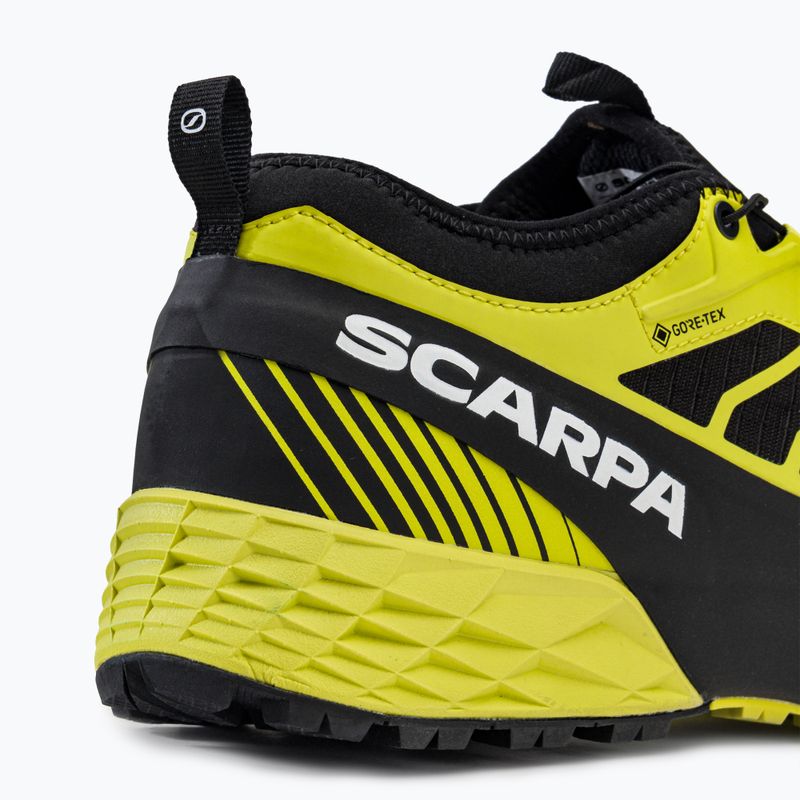 Scarpe da corsa da uomo SCARPA Ribelle Run GTX nero/lime 9