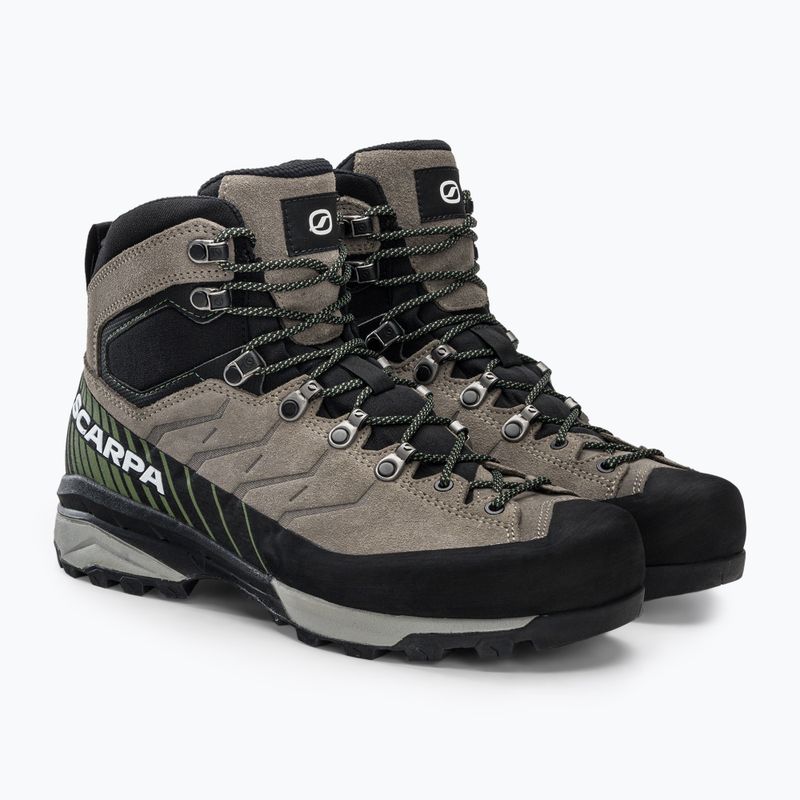 Scarponi da trekking da uomo SCARPA Mescalito TRK GTX taupe/foresta 4