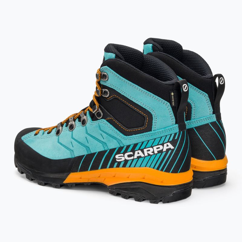 Stivali da trekking da donna SCARPA Mescalito TRK GTX 2022 ceramica/baltico 3