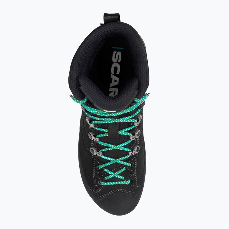 Stivali da trekking da donna SCARPA Mescalito TRK GTX antracite scuro/verde tropicale 6