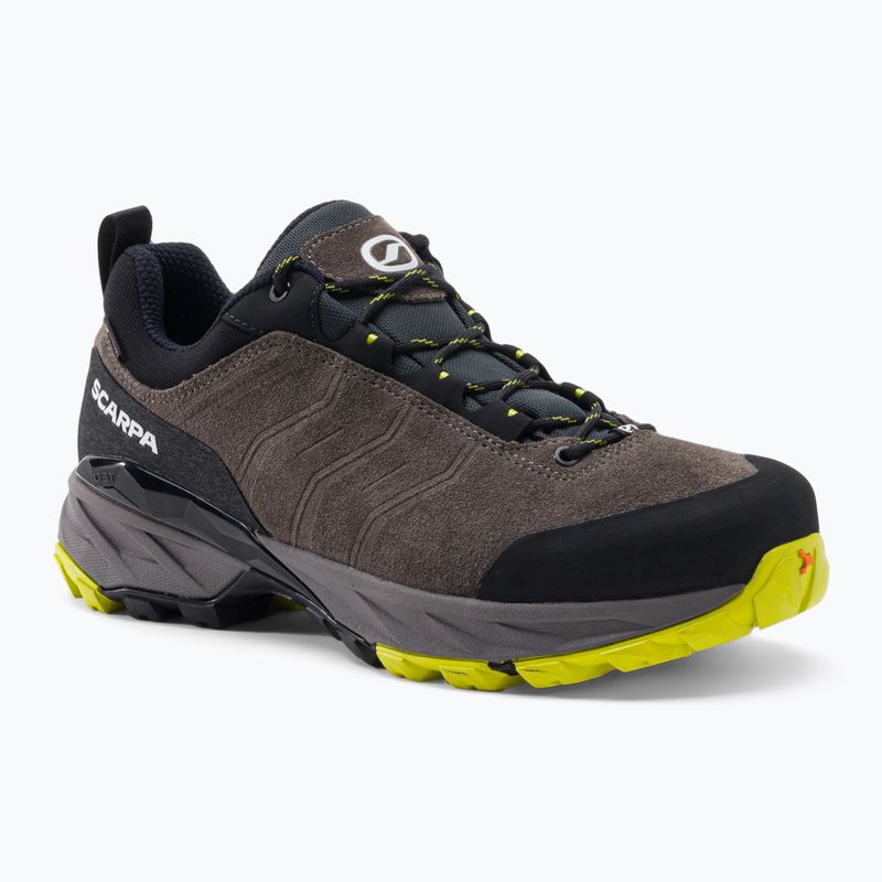 Scarponi da trekking da uomo SCARPA Rush Trail GTX titanio/lime