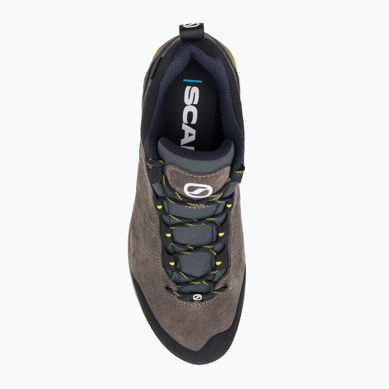 Scarponi da trekking da uomo SCARPA Rush Trail GTX titanio/lime 6