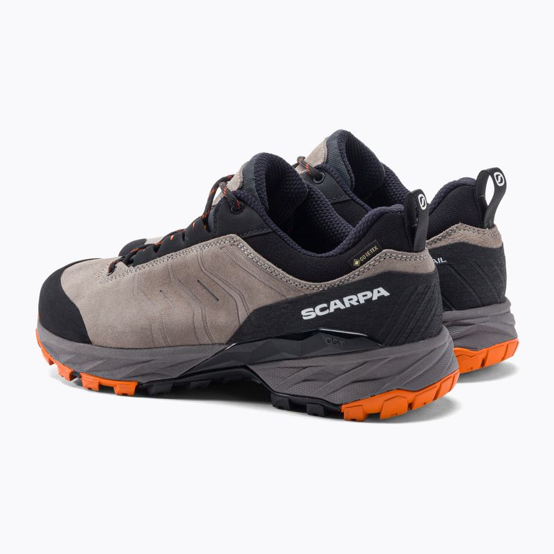 Scarponi da trekking da uomo SCARPA Rush Trail GTX 2022 taupe/mango 3