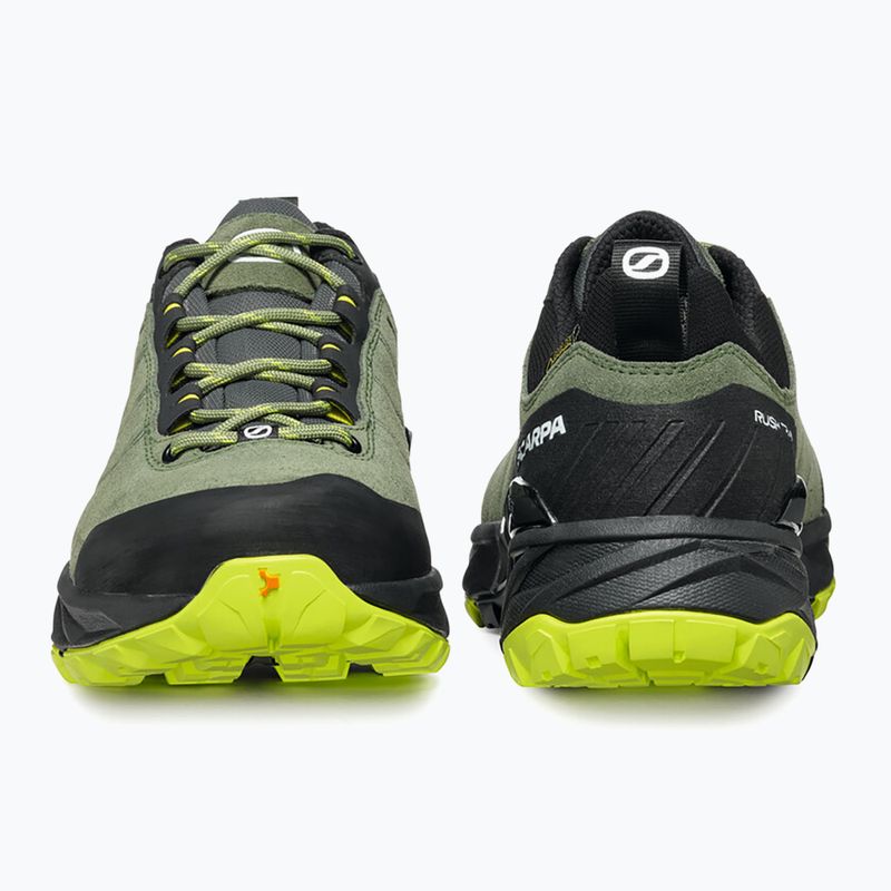 Scarponi da trekking da donna SCARPA Rush Trail GTX birch/sunny lime 12
