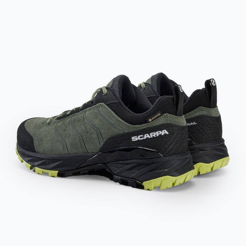 Scarponi da trekking da donna SCARPA Rush Trail GTX birch/sunny lime 3