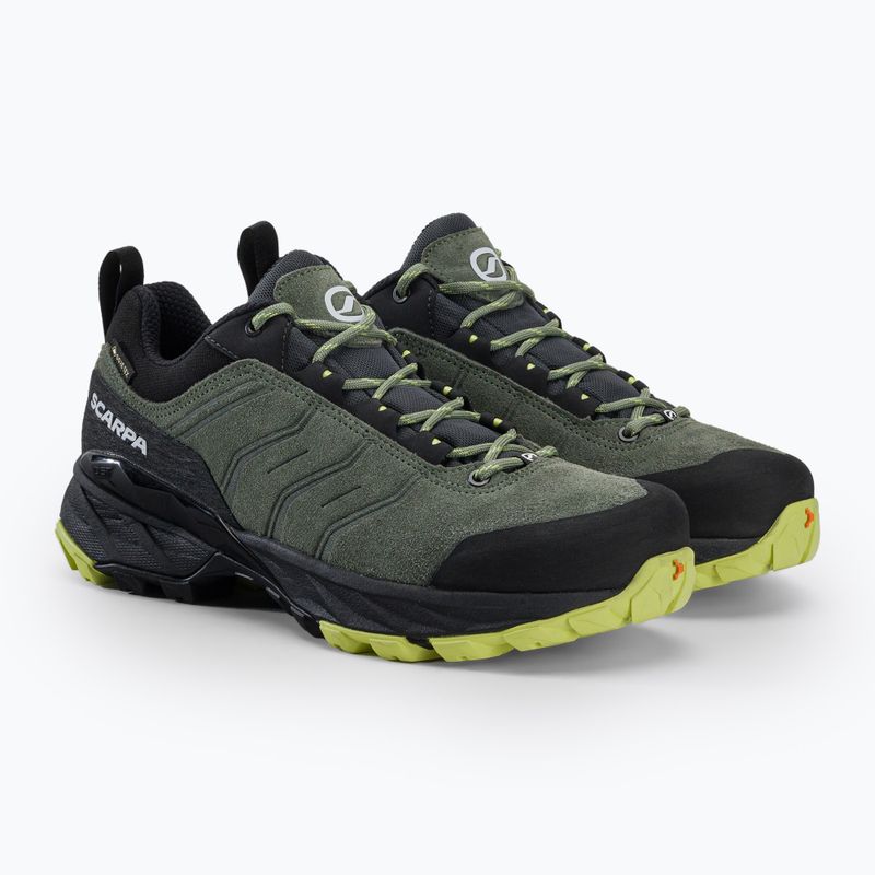 Scarponi da trekking da donna SCARPA Rush Trail GTX birch/sunny lime 5