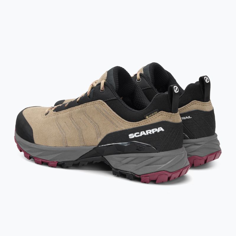 Scarpe da trekking da donna SCARPA Rush Trail GTX deserto chiaro/raspberry 3