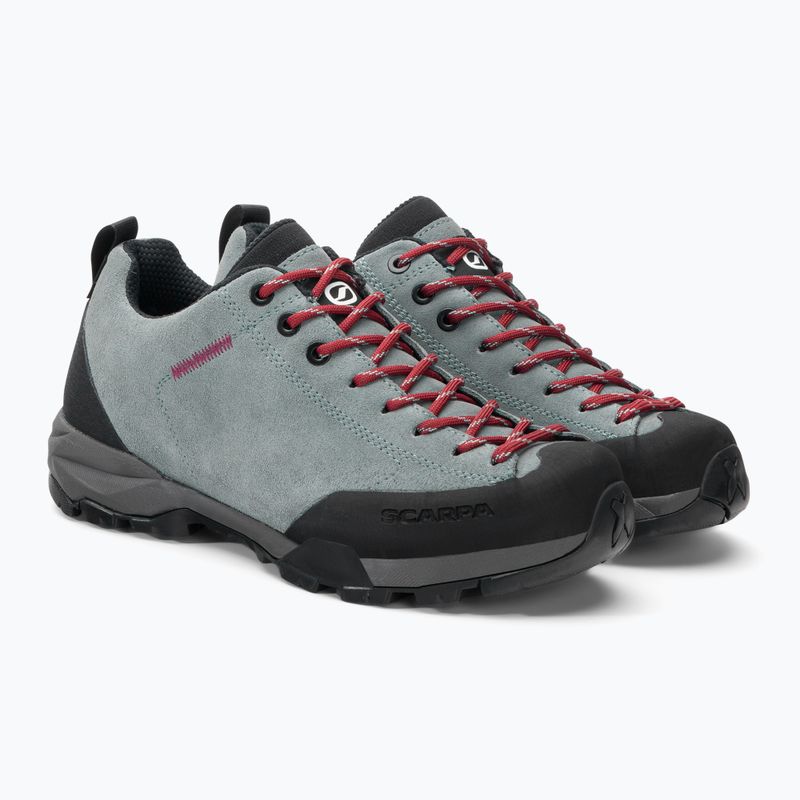 Stivali da trekking da donna SCARPA Mojito Trail GTX conifera/raspberry 4
