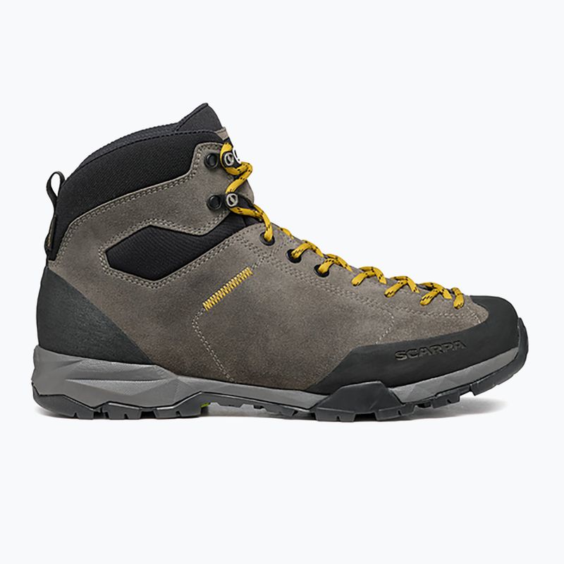 Scarponi da trekking da uomo SCARPA Mojito Hike GTX titanio/senape 11