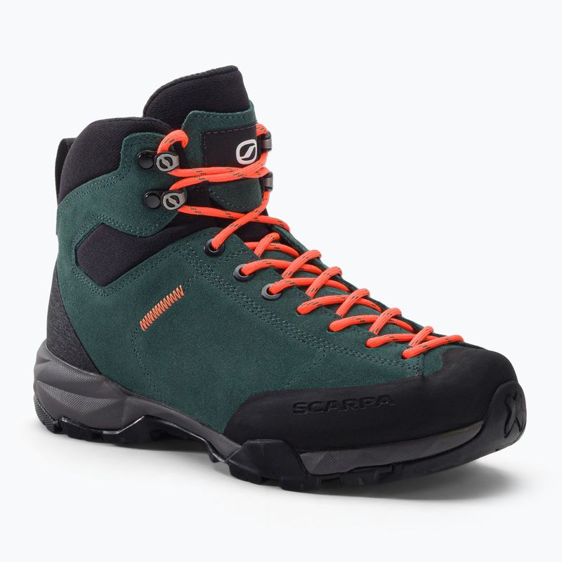 Stivali da trekking da donna SCARPA Mojito Hike GTX verde botanico/arancio