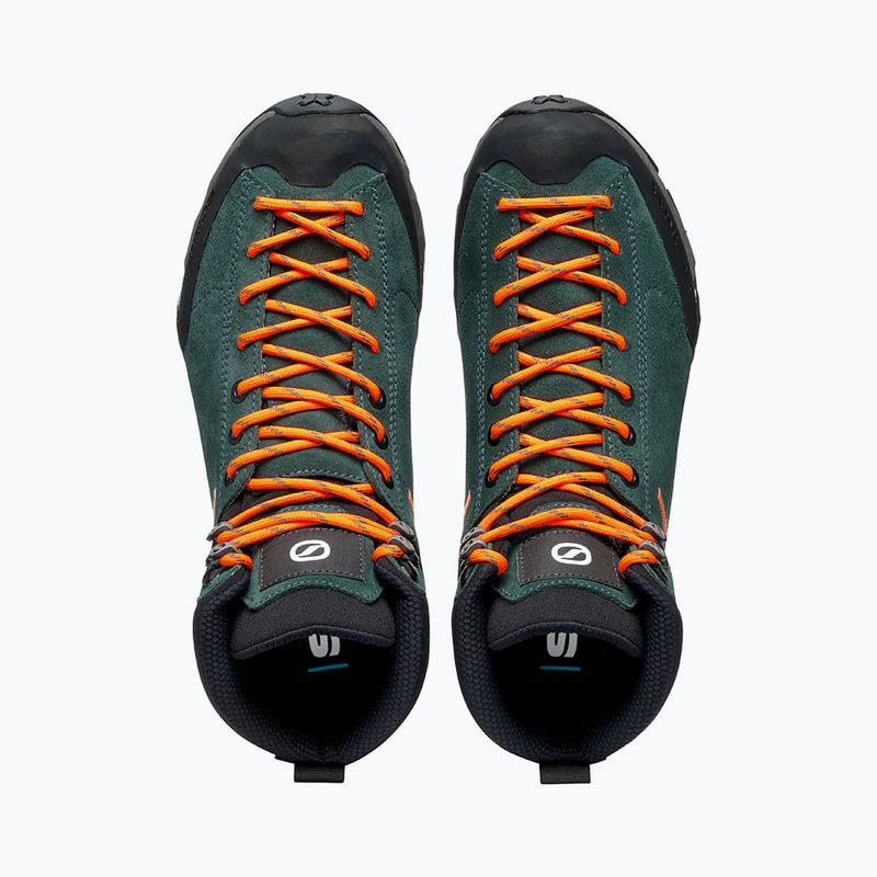 Stivali da trekking da donna SCARPA Mojito Hike GTX verde botanico/arancio 14
