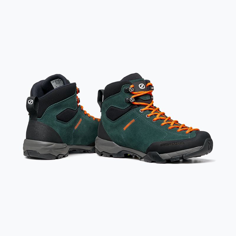 Stivali da trekking da donna SCARPA Mojito Hike GTX verde botanico/arancio 15