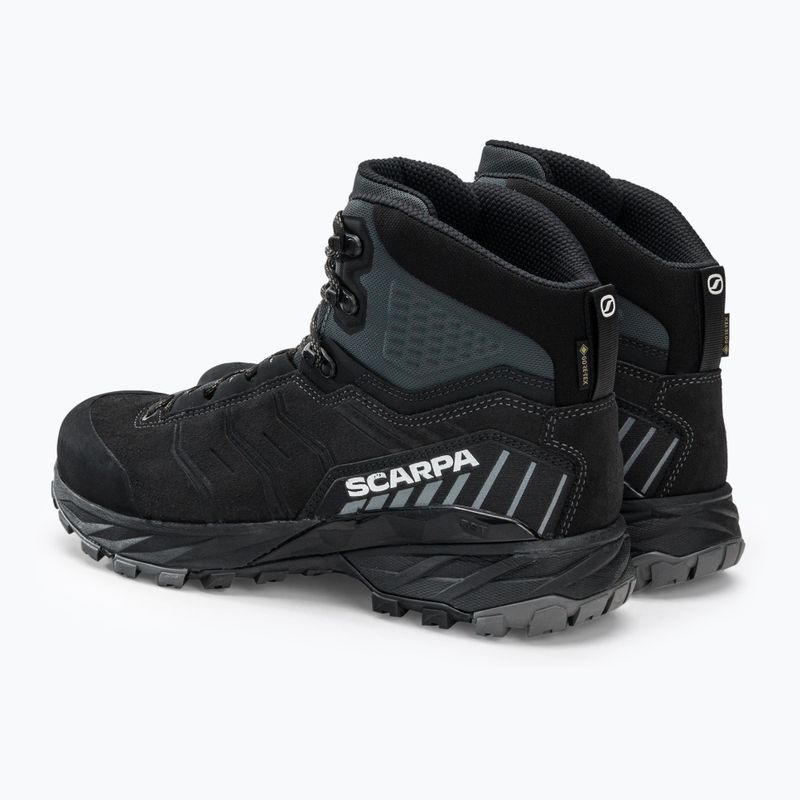 Scarponi da trekking da uomo SCARPA Rush TRK GTX antracite scuro/nero 3