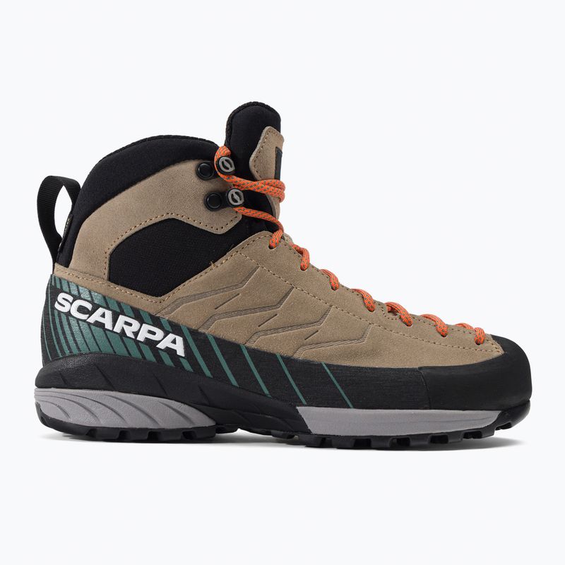 SCARPA Mescalito Mid GTX scarpe da avvicinamento da donna deserto chiaro/verde botanico 2