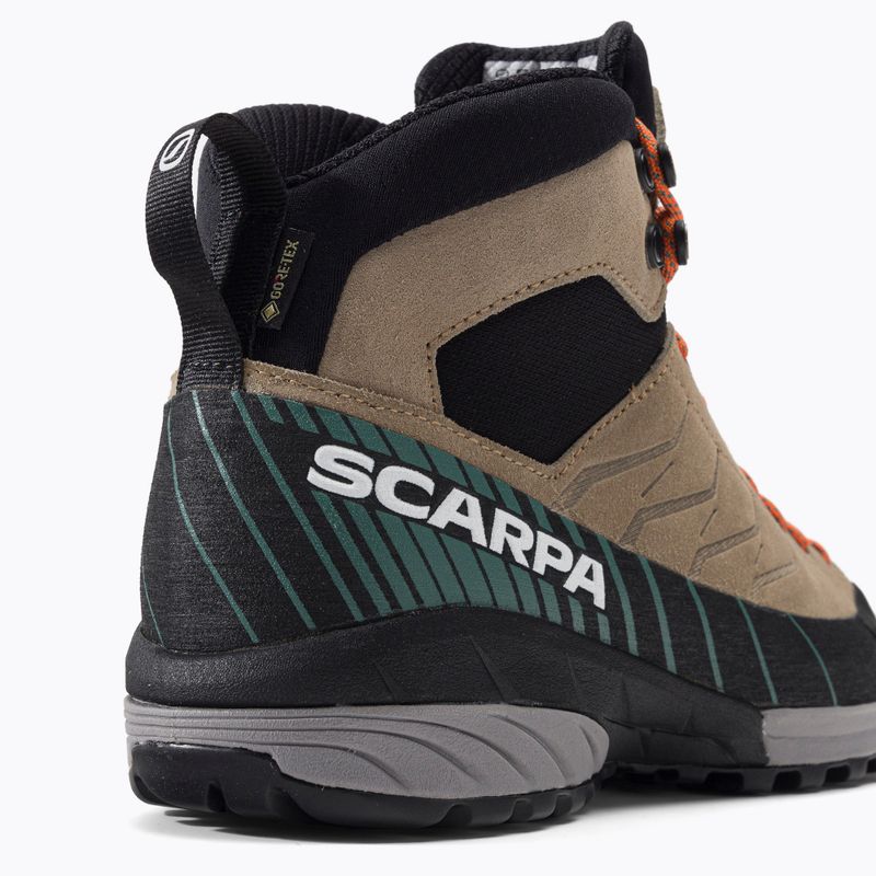 SCARPA Mescalito Mid GTX scarpe da avvicinamento da donna deserto chiaro/verde botanico 8