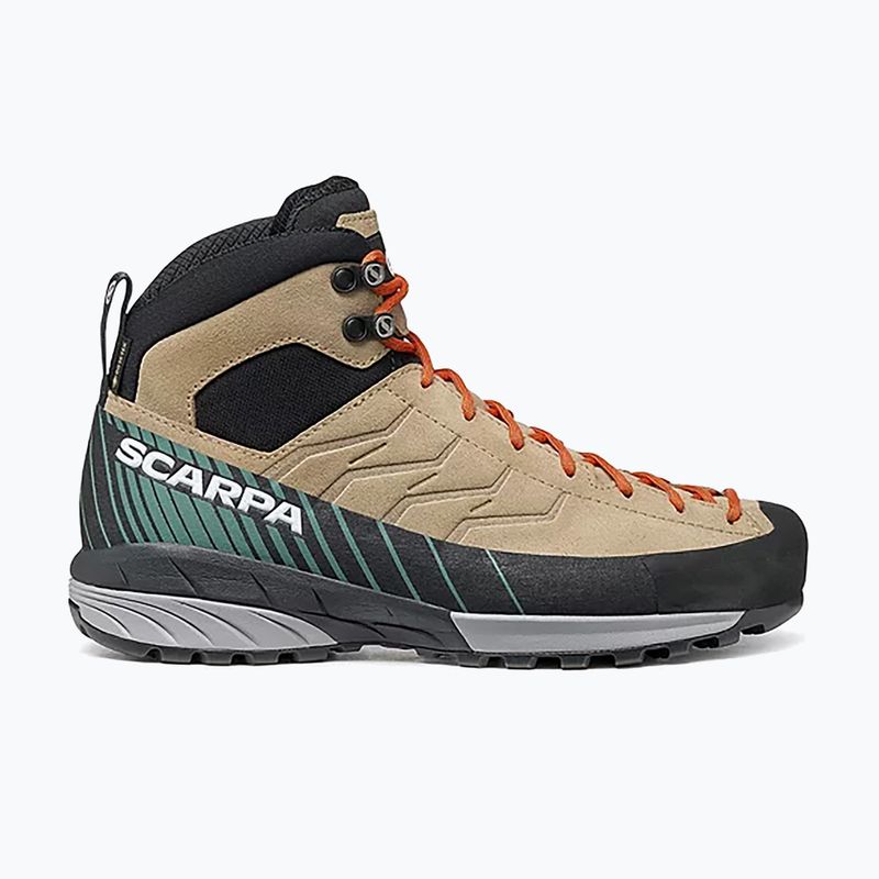 SCARPA Mescalito Mid GTX scarpe da avvicinamento da donna deserto chiaro/verde botanico 10